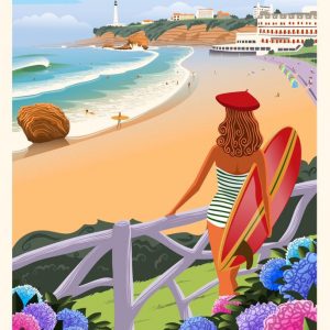 Affiche Biarritz